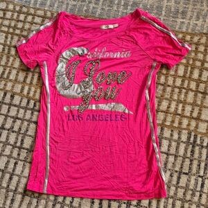 & Other Stories Pink Graphic Tee